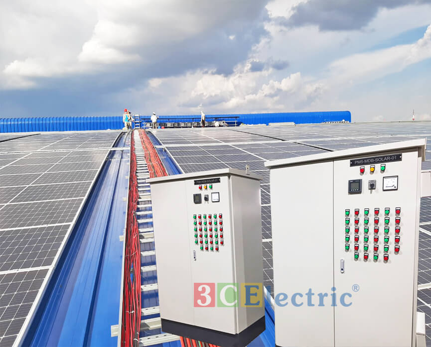 Dự án: cung cấp tủ điện solar cho các đơn vị điện năng lượng mặt trời