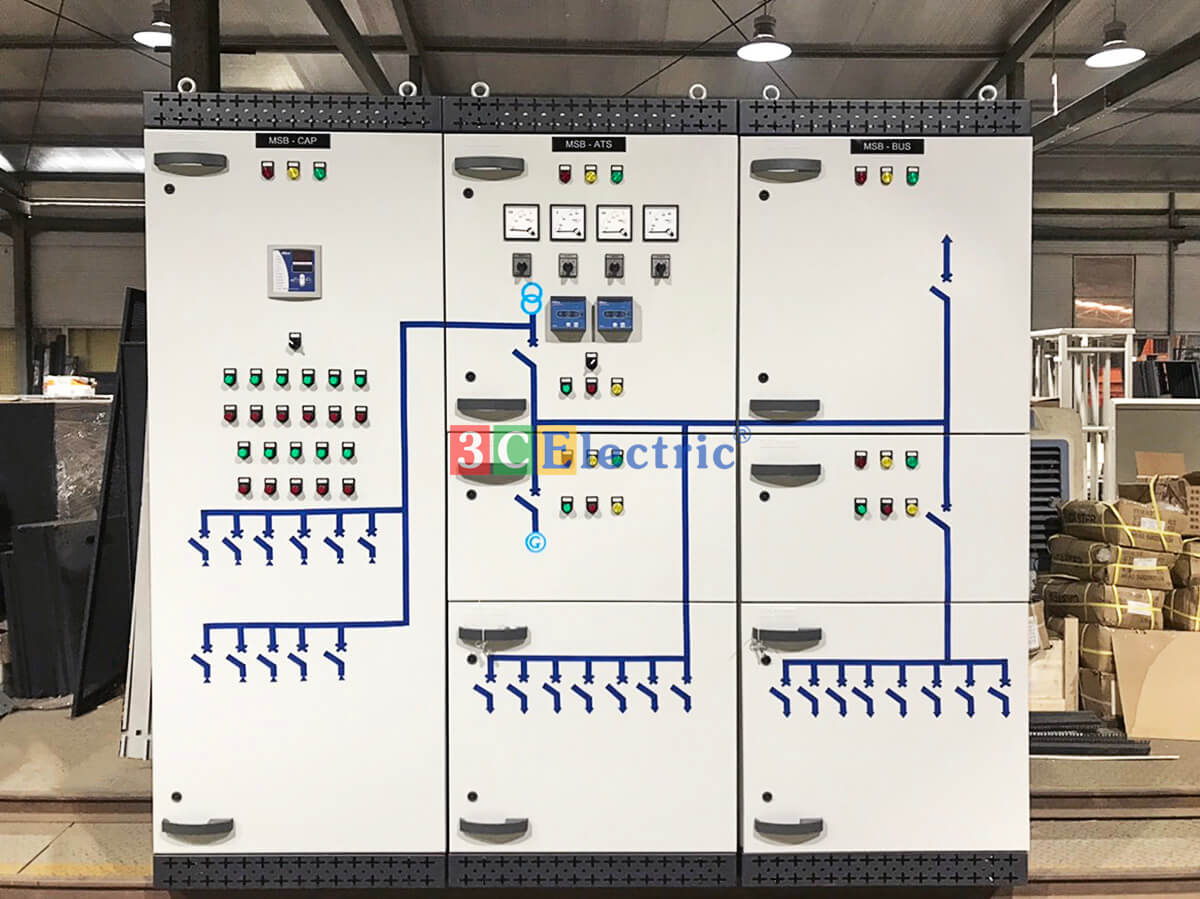 sản xuất cung cấp tủ điện MSB cho công trình sản xuất tủ điện MSB cho công trình