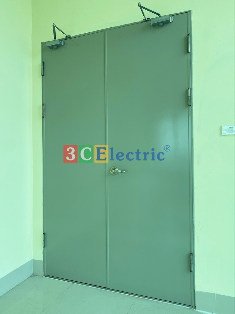 cửa chống cháy 90 phút 2 cánh đều Cửa chống cháy 2 cân 90 phút