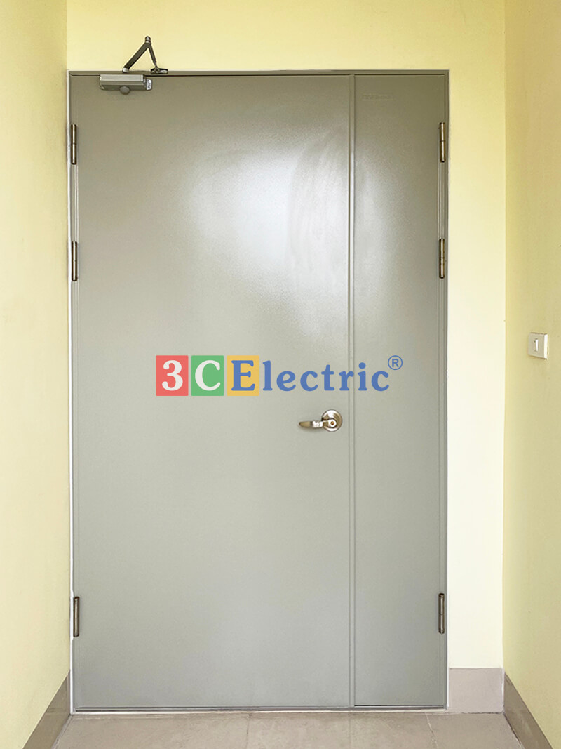 cửa chống cháy 2 cánh lệch Cửa chống cháy 2 cánh lệch