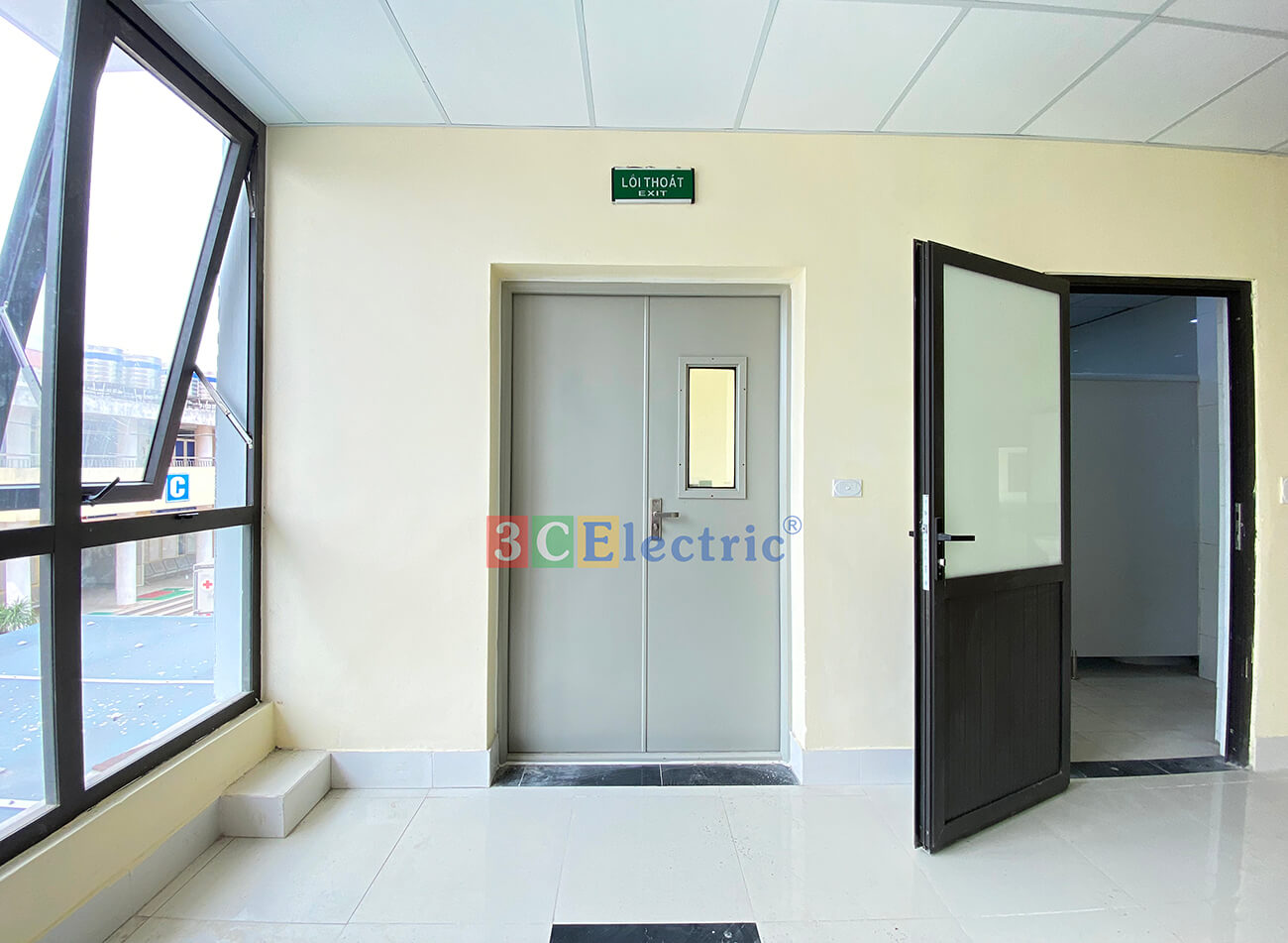 trung tâm y tế Huyện Tân Yên Bắc Giang cung cấp cửa chống cháy cho trung tâm y tế