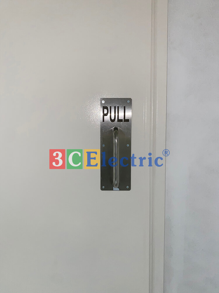 Phụ kiện cửa chống cháy tại dự án Phụ kiện cửa chống cháy tay kéo pull