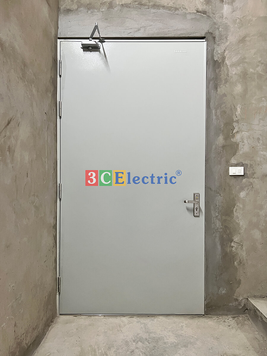 cửa chống cháy 3CElectric 60 phút cửa thép chống cháy 60 phút 1 cánh